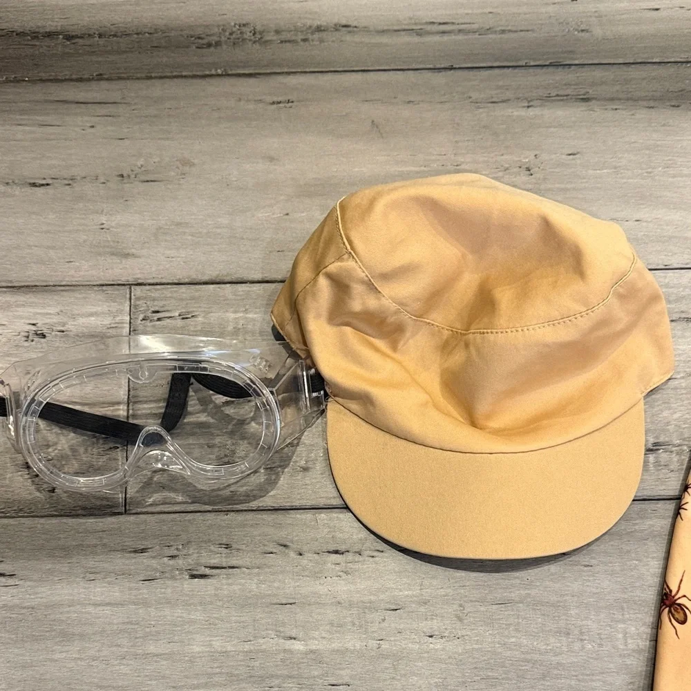 Kids Beige Bug Exterminator Costume with Backpack Accessories